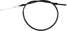 Motion Pro black vinyl throttle push cable 70-2237 for motorcycle control lines, showing the cable and fittings.