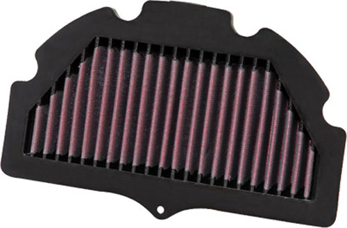 K&N Air Filter 767506R for vehicle engine, high-performance air filter with a pleated cotton media and durable frame