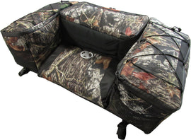 Kolpin ATV gear and cooler bag in Mossy Oak camo, durable luggage with straps and zipper, designed for outdoor adventures