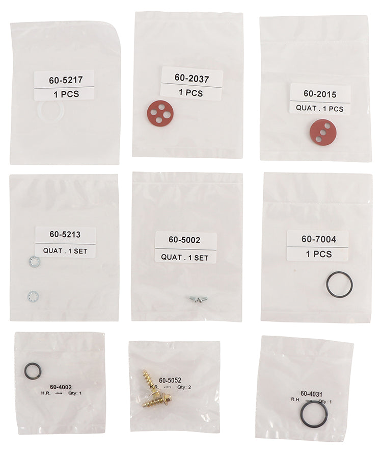 All Balls Fuel Tap Repair Kit for carburetors and fuel systems, featuring various rubber and metal components.
