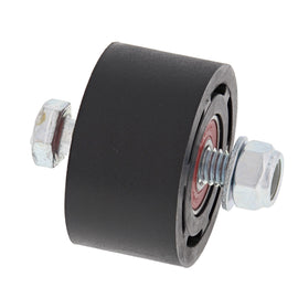 All Balls drive chain roller model 22-795007 and 22-95007, showing a close-up of the black roller component on a motorcycle part.