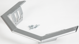 Straightline Performance off-road bottom wing in silver, designed for AC, Pol, and Yam vehicles, shown in the product image.