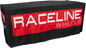 Raceline 6 ft table cover with logo and design, made of durable fabric, designed for promotional use on conference or event tables.