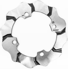 Load image into Gallery viewer, Braking Batfly Oversized Rotor Pol 31-9016L for brakes, showing a large, polished metal brake rotor with detailed surface design.