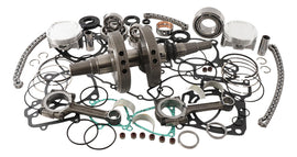 Vertex complete engine rebuild kit for Kawasaki WR engine, including all necessary parts for engine restoration.