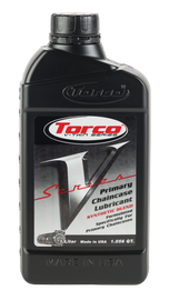 Torco Vseries Primary Chaincase Lube 1L bottle, motorcycle chain lubricant and chemical for chain protection and maintenance.