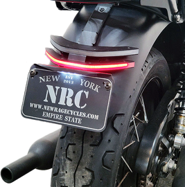 New Rage Cycles integrated tail light Tri 565-0155, illumination device with sleek design and multiple lighting modes.