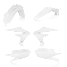Load image into Gallery viewer, Acerbis white plastic kit with various motorcycle body panels and parts, designed for durable replacement or customization.