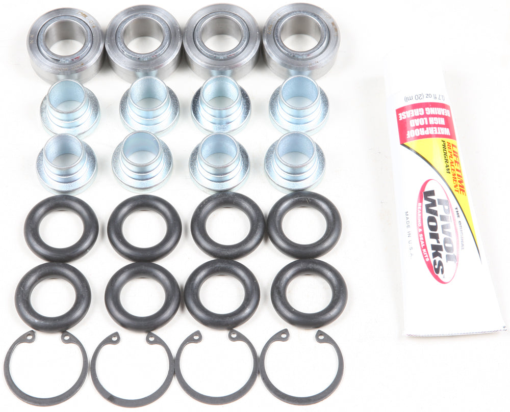 Pivot Works Shock Bearing Kit 52-0747 for suspension systems, showing detailed view of bearings and components.