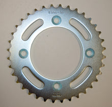 Load image into Gallery viewer, Sunstar steel rear sprocket 38-tooth for 420 chain, black finish, durable bike sprocket for mountain or road bikes.