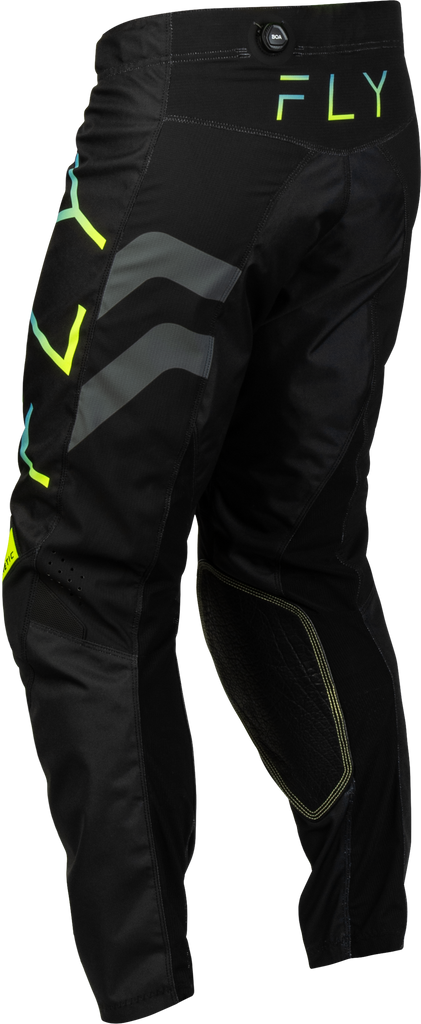 Kinetic Volt Pants Black/Grey/Teal/Yellow Sz 30