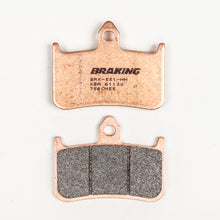 Load image into Gallery viewer, Braking Sport Sintered Brake Pad Set 31-756 for motorcycles, showing metallic brake pads with branded packaging in the image.