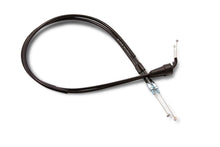 Load image into Gallery viewer, Motion Pro black vinyl throttle cable set for KTM and Husqvarna motorcycles, push-pull type, with cable and hydraulic control lines.