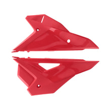 Load image into Gallery viewer, Acerbis red upper and lower side body panels for CRF motorcycle, featuring sleek design and vibrant red color.