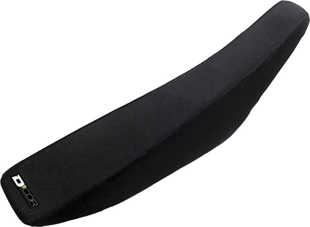 Black DCOR Gripper Seat Cover on car seat, showing textured fabric and secure fit for vehicle seating protection.