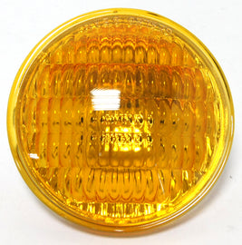 HardDrive 4-1/2 inch amber sealed beam fluted headlight for vehicles, with a durable glass lens and metal housing.