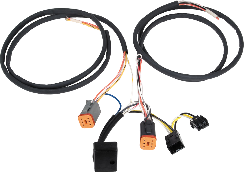 Hawg Halters Inc electrical harness for hand control kits HD 750-04154, designed for vehicle electrical systems, shown in the image.
