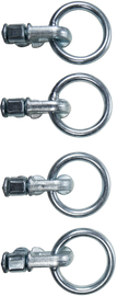 Fire Power Heavy Duty L-Track Connects 4-pack, durable metal connectors for secure L-Track installation and cargo management.