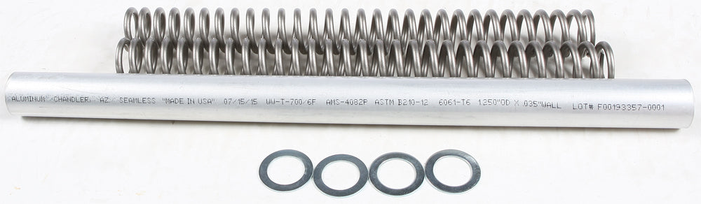 Race Tech suspension fork spring 0.95kg for motorcycle, showing the coiled spring with metal finish and identification markings.
