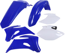 Load image into Gallery viewer, Acerbis blue plastic kit with various components, including panels and covers, for motorcycle or ATV repair and customization.
