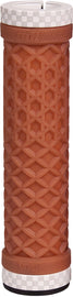 ODI Grips Vans Lock On grips 130mm gum rubber with no flange, designed for mountain bikes and bikes.