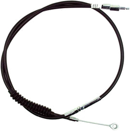 Motion Pro black vinyl clutch cable LW 70-6390 for hydraulic control lines, showing the flexible, durable cable with fittings.