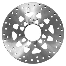 Brembo Serie Oro rear fixed brake rotor showing vented surface and mounting holes for vehicle braking system