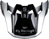 Fly Racing - Formula S Carbon Legacy Visor Blue Carbon/Silver Yl/Sm - 73-4458