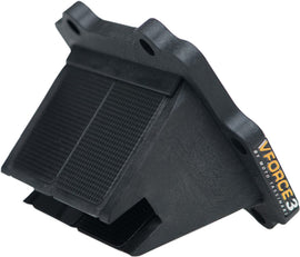 Moto Tassinari Vforce3 intake valve system for KTM 65 SX motorcycle, showing detailed carb and fuel system components.