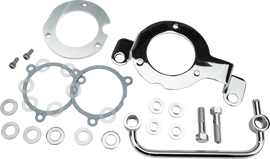 HardDrive Chrome M8 breather tube kit for intake and fuel system on Harley Davidson CVO models, part number 820-50575.