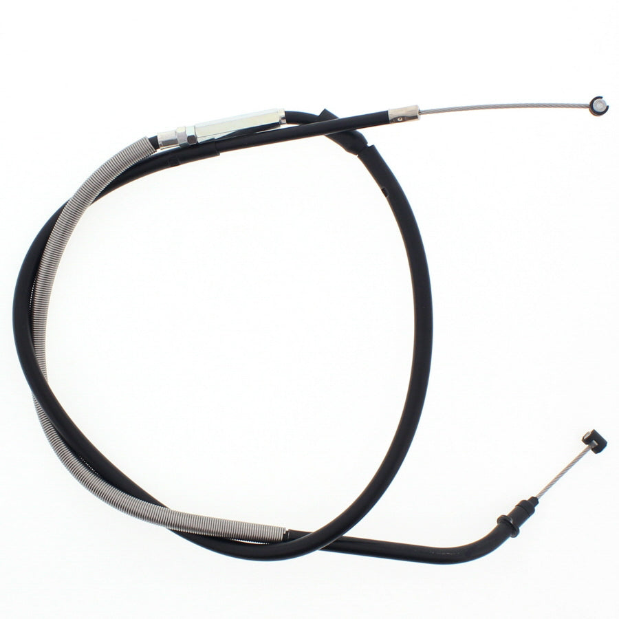 All Balls clutch cable model 24-52060 for motorcycle hydraulic control lines, shown coiled with metal fittings.