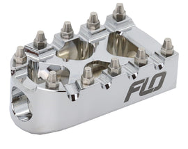Chrome Flo Motorsports Moto Style Shift Peg with textured surface for motorcycle gear shift, designed for durability and style.