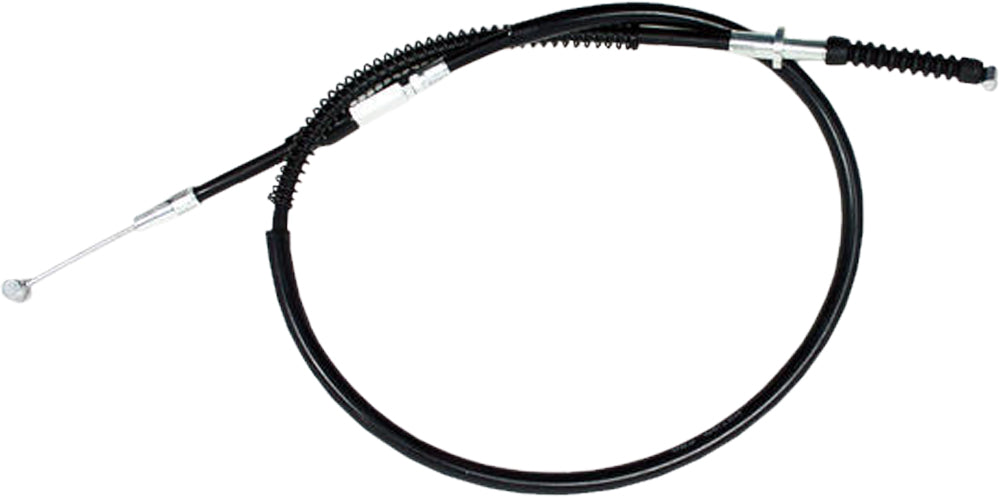 Motion Pro Black Vinyl Clutch Terminator LW Cable for hydraulic control lines, with durable black vinyl coating.