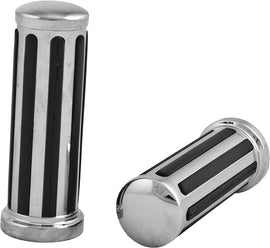 HardDrive grip rail with grip handle and without throttle sleeve, designed for motorcycle or ATV handlebars.