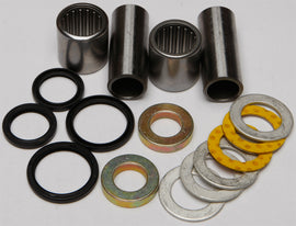 All Balls swingarm bearing kit 22-81041 for motorcycle suspension, showing metal bearings and parts in the image.
