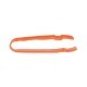 Load image into Gallery viewer, Acerbis orange chain slider for motorcycle chain protection, mounted on a bike, with visible mounting hardware and orange body.