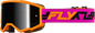 Zone Goggle Orange/Pink W/ Black Mirror/Smoke Lens