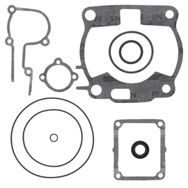 Vertex Top End Gaskets 681-0664 set showing detailed rubber seals for engine top end gasket replacement.
