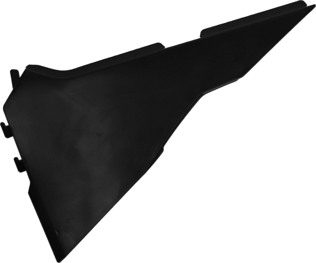 Acerbis black airbox cover for Kawasaki motorcycle, body part with sleek design and brand logo visible in the image.