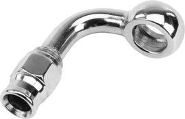 Goodridge 90-degree 3/8 inch (10mm) brake banjo fitting, metallic with threaded connection for automotive braking systems