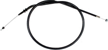 Load image into Gallery viewer, Motion Pro black vinyl clutch cable 70-2382, a durable hydraulic control line with detailed fittings and protective coating.