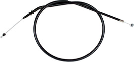 Motion Pro black vinyl clutch cable 70-2382, a durable hydraulic control line with detailed fittings and protective coating.