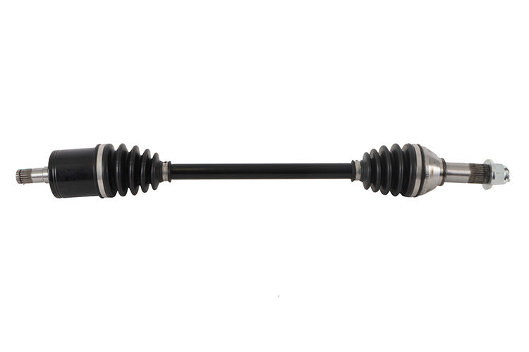 All Balls heavy-duty front axle with six ball bearings, showing the assembled axle and bearing components in a detailed view.