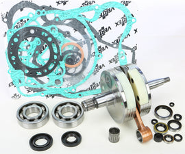 Hot Rods engine bottom end kit with pistons, crankshaft, and connecting rods for automotive rebuilds.