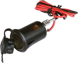 SP1 12V power outlet, electrical accessory, with a black cylindrical design and mounting base, for vehicle or appliance use