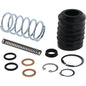 All Balls rear master cylinder rebuild kit for brake system, shown with various small brake components and seals.