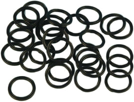 James Gasket quad seal shift sleeve gasket for FXR, showing the black rubber seal with detailed ridges and shape.
