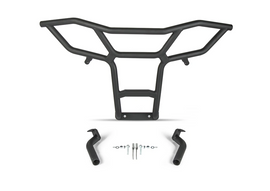RIVAL POWERSPORTS USA alloy rear bumper can for off-road vehicles, shown in a natural view with mounting details.