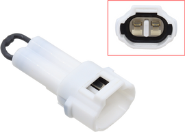 SP1 throttle switch delete plug, a black automotive switch cover for throttle switch removal, shown on a white background.