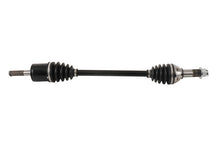 Load image into Gallery viewer, All Balls heavy-duty front axle with six balls, shown in silver metal, designed for durable motorcycle or ATV suspension.